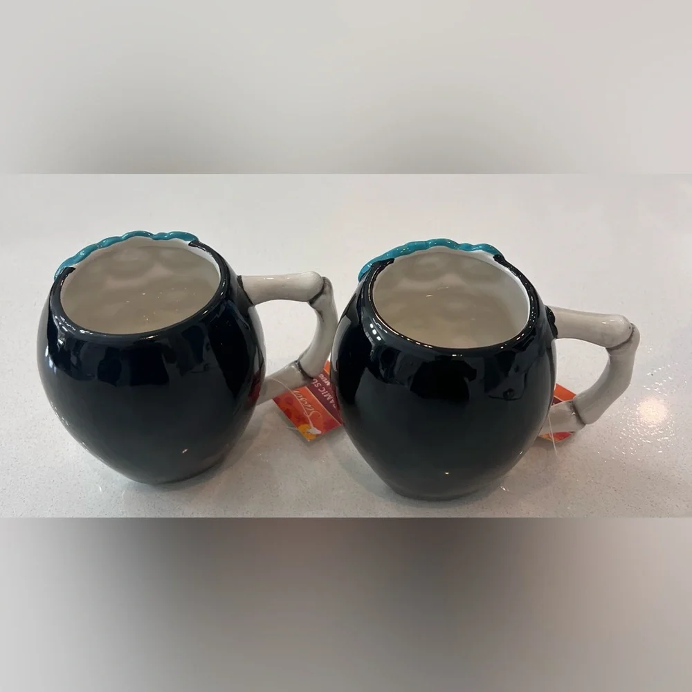 Day‎ Of The Dead Sugar Skull Mugs Set Of 2 New With Tags